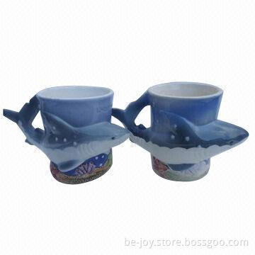 11oz cartoon ceramic cup, various artworks are available, OEM orders are welcome